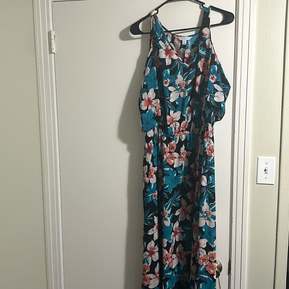 Floral maxi dress